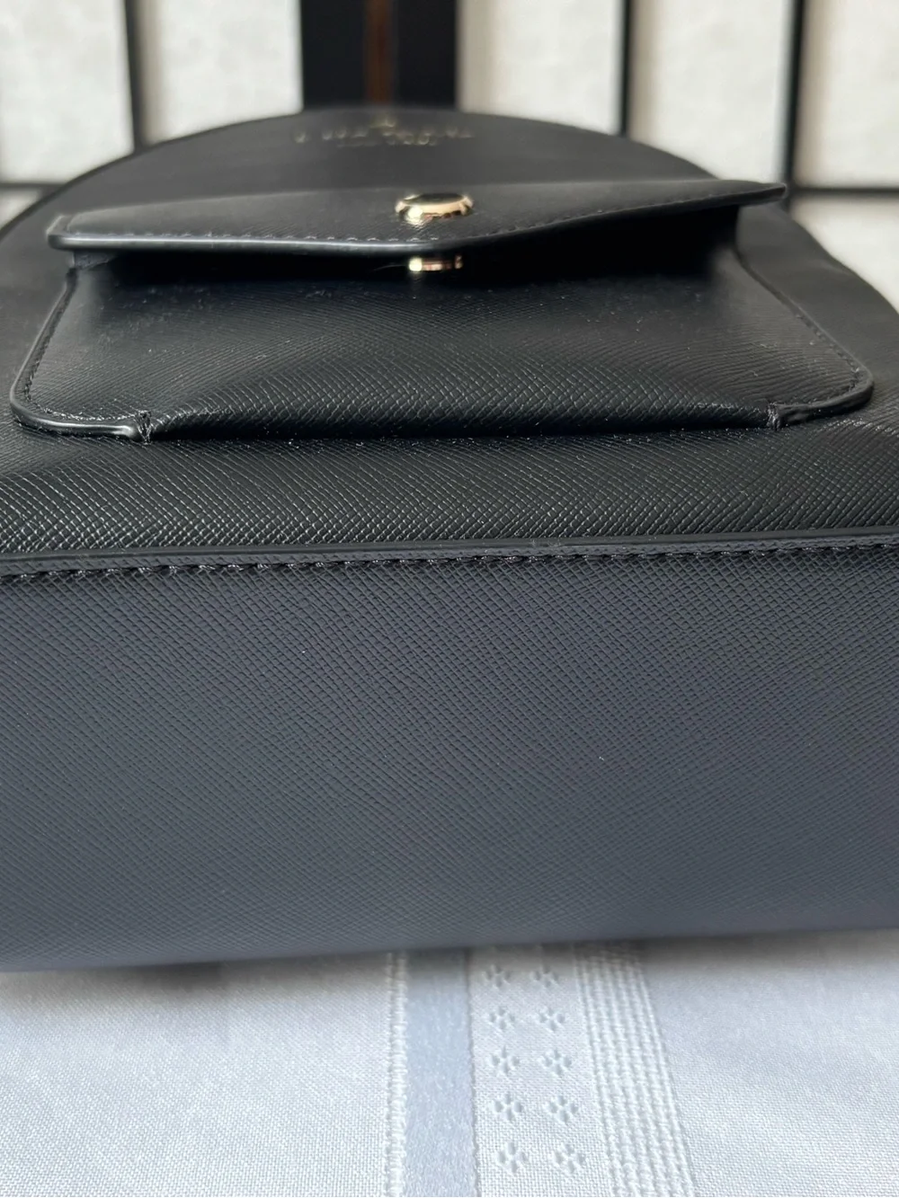 Kate Spade Schuyler Mini Backpack - Black Saffiano